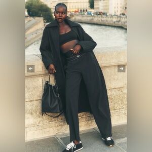 ALO Yoga Black High-Waist Trousers